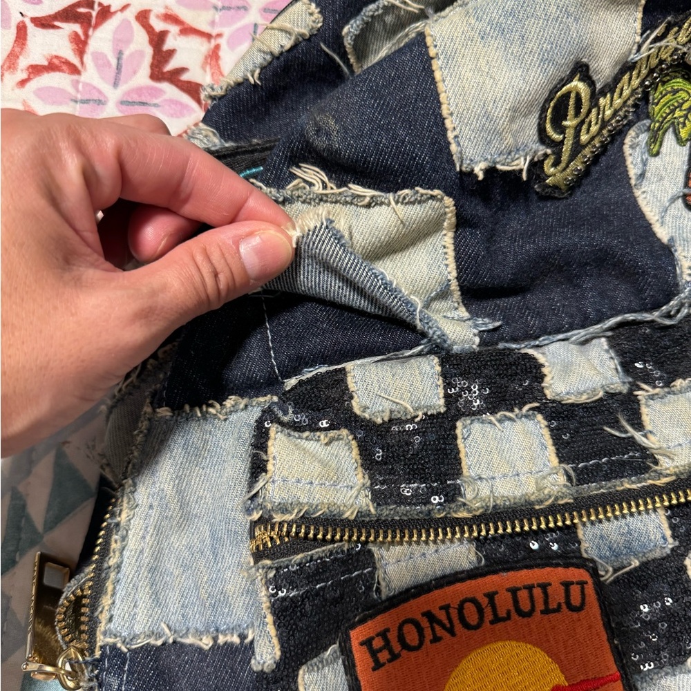 Marc Jacobs Paradise Patchwork Denim Backpack - image 3